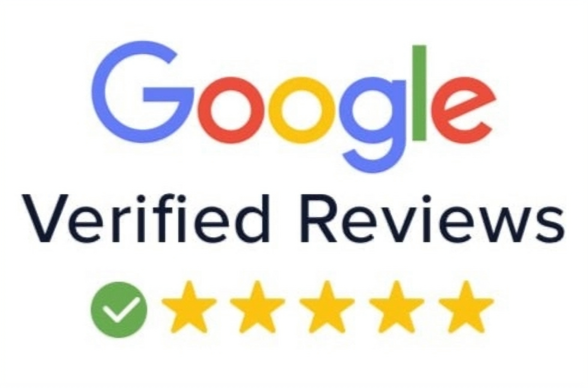 Google Verified Reviews, 5 stars