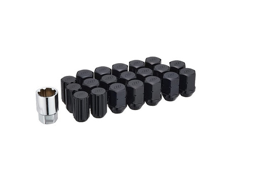 Work Wheels RS nuts 21HEX M12 x P1.25 34mm 25g Black Lock Nut for
