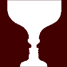 Figure Ground imagery, perception and gestalt psychology
