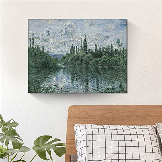 Thumbnail: Looife Monet Oil Painting Picture Canvas Wall Art, 32x24 Inch Famous Painting Gr