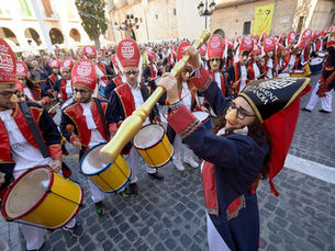 Tio de la Porra durante la Fira i Festes de Gandia