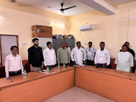 कुरुद नपा भ्रष्टाचार जांच के लिए गठित परिषद की बैठक