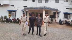 मगरलोड लूट-अपहरण मामले में गिरफ्तार आरोपी विकास आडिल और साहिल अली