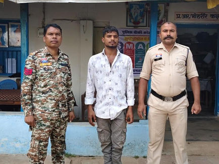 धमतरी पुलिस द्वारा खूनी सस्पेंस का आरोपी गिरफ्तार"।