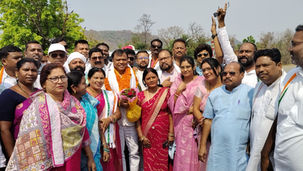 कांकेर में कांग्रेस का 'गांव चलो अभियान': दीपक बैज और लेखराम साहू ने कार्यकर्ताओं को दिया जीत का मंत्र