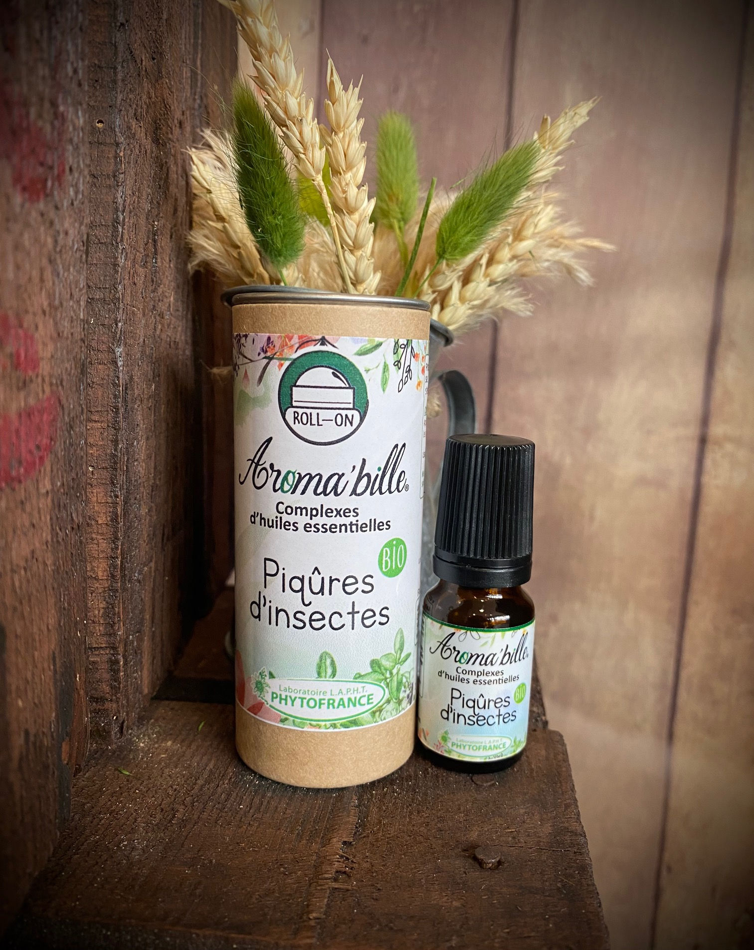 Aroma'Bille Piqûres d'insectes Bio - 10ml - Phytofrance
