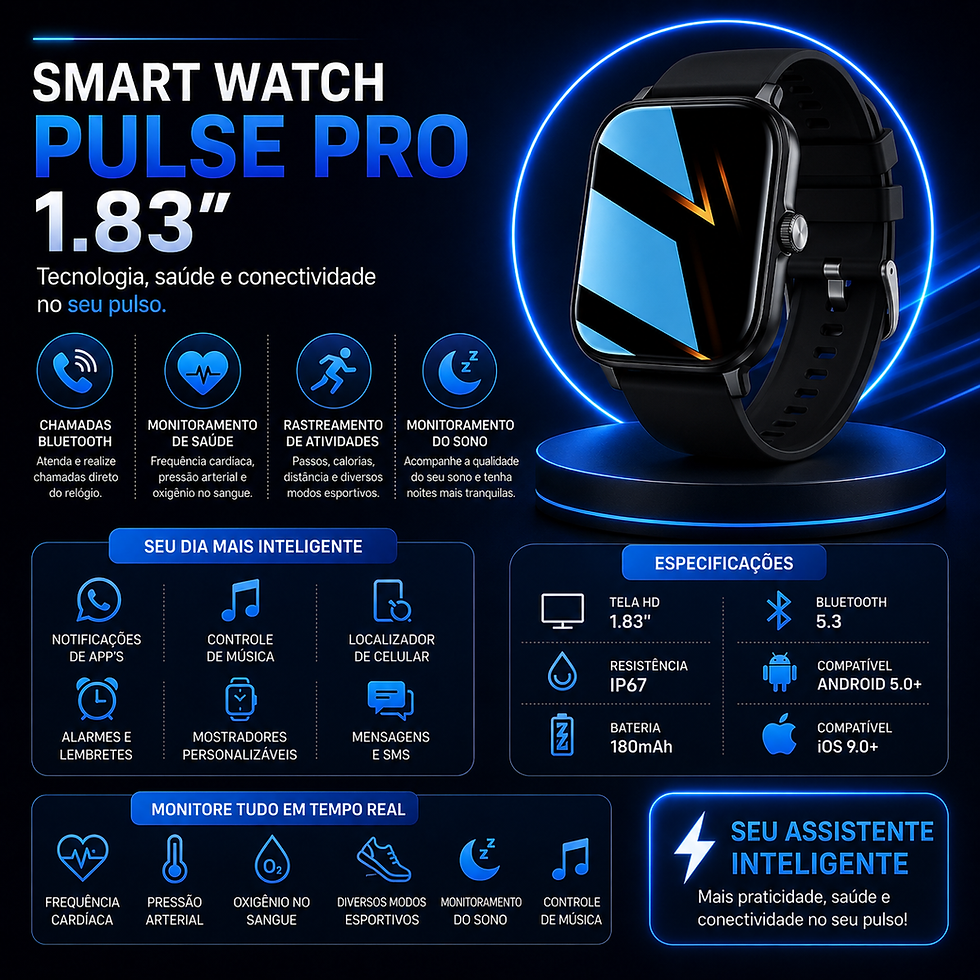 Miniatura: Smart Watch Pulse Pro 1.83"