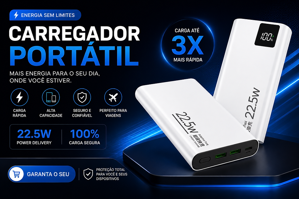 Miniatura: Carregador Portátil 20000mAh