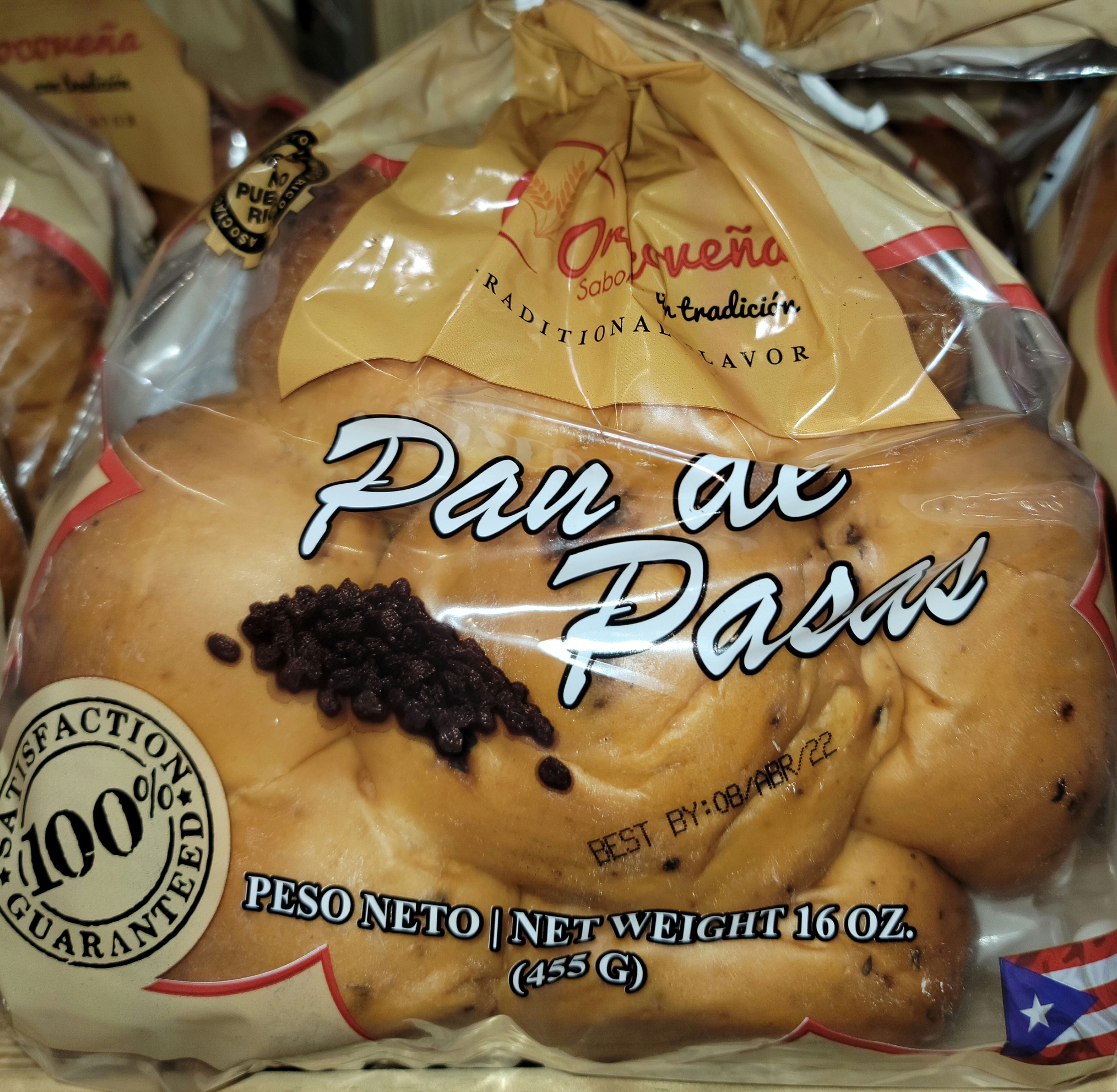 Pan De Pasas 16 Oz.