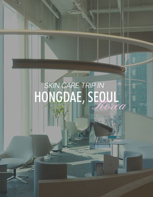 skin care trip in seoul