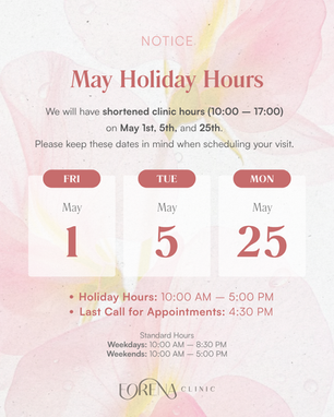 May Holiday Schedule | Forena Clinic