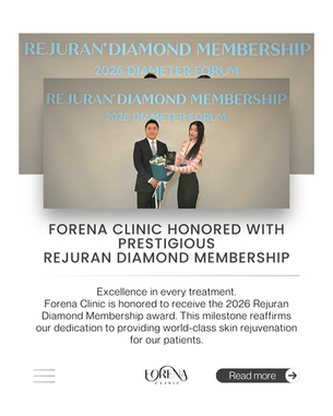 Forena Clinic Appointed to Exclusive 2026 Rejuran Diamond Membership