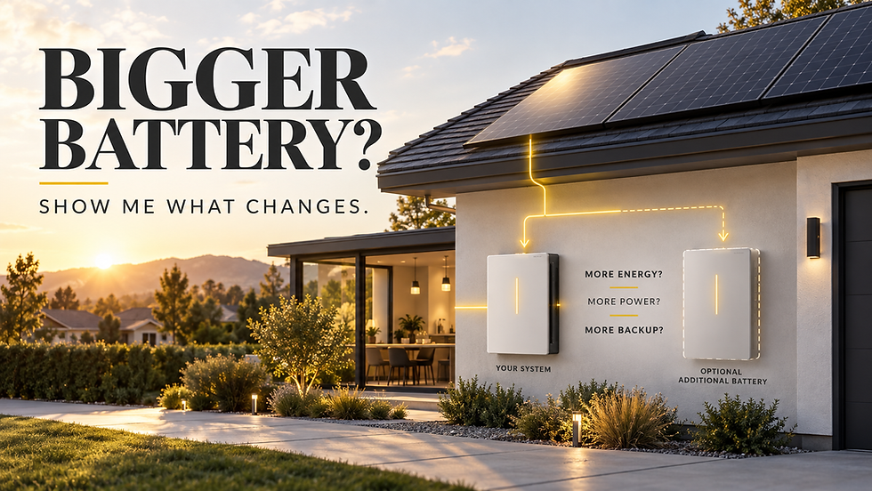 Is a Bigger Solar Battery Better? Find the Bottleneck Before You Buy the Box