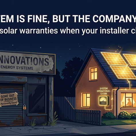 Your Solar Installer Went Under. Here's What Still Works, What Doesn't, and What to Do Next