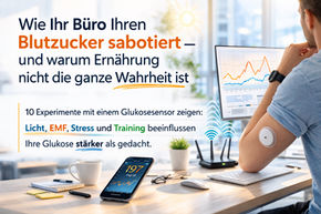Wie Ihr Büro Ihren Blutzucker sabotiert – 10 Experimente mit einem Glukosesensor