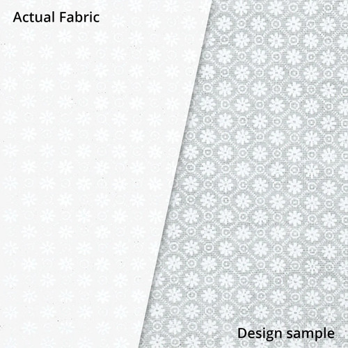 Quilters Whites Flower Tile 32 pm