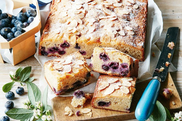Rustic Blueberry and Almond Cake