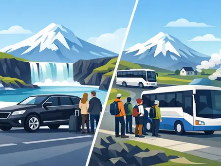 Private Transfer vs Shuttle for Iceland Travel