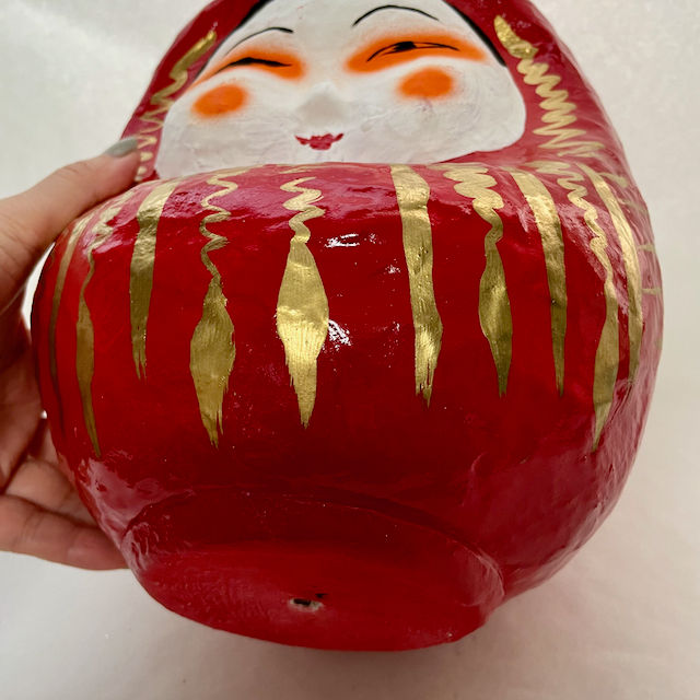 Thumbnail: Tama Daruma Okameda Daruma (Large)