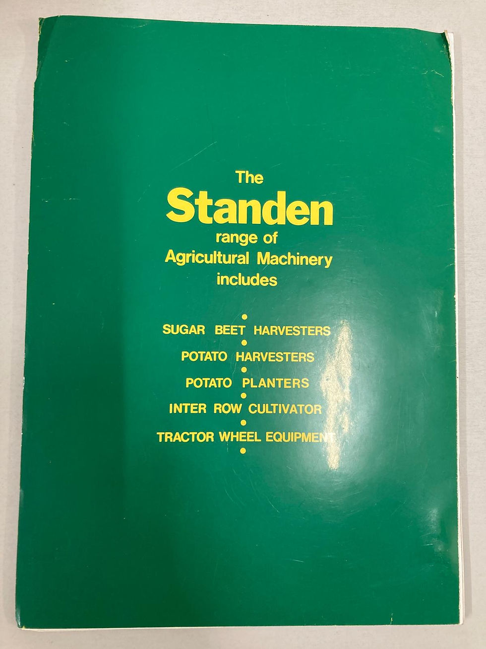 Thumbnail: Standen Spectra De-stoner / De-clodder Genuine Operator Manual