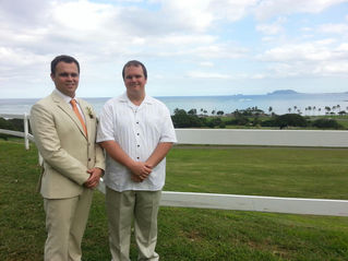 Hawaii Wedding Minister and Officiant : Minutes before the wedding