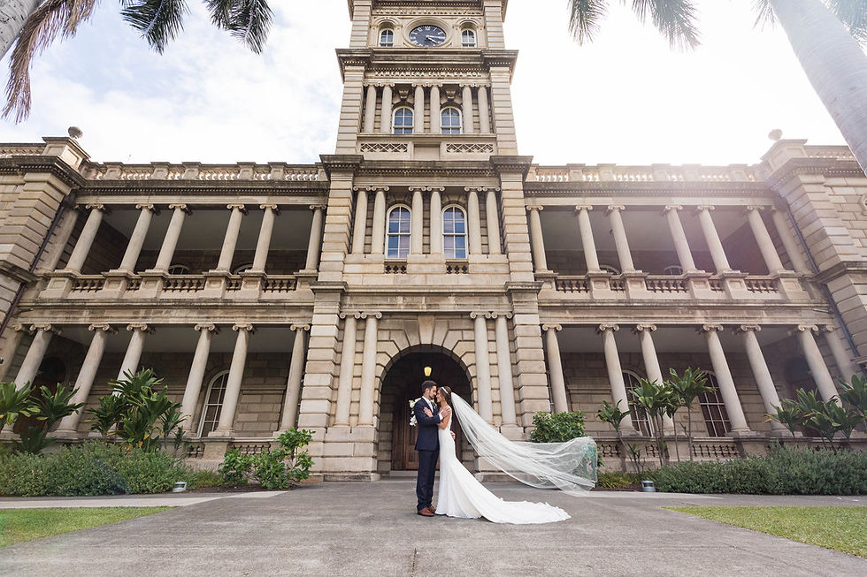 Iolani Palace Hawaii Wedding