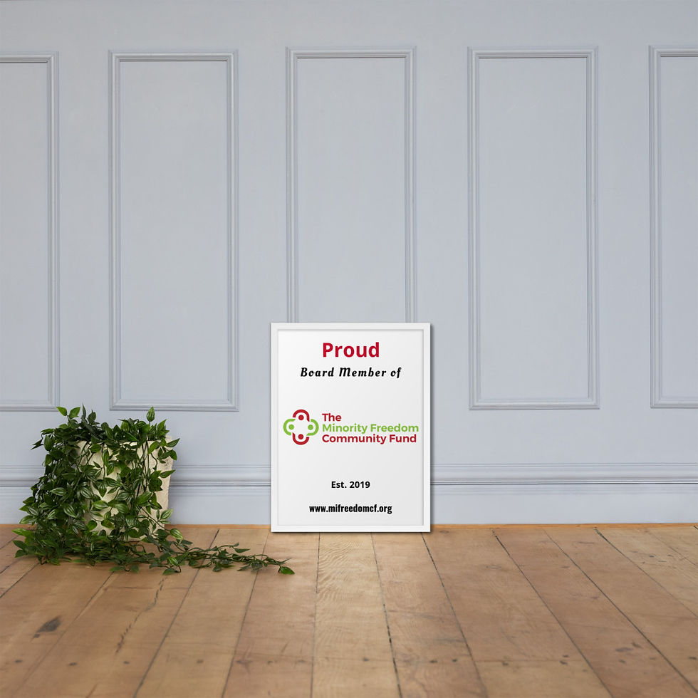 Thumbnail: MFCF Proud Board Member Framed poster