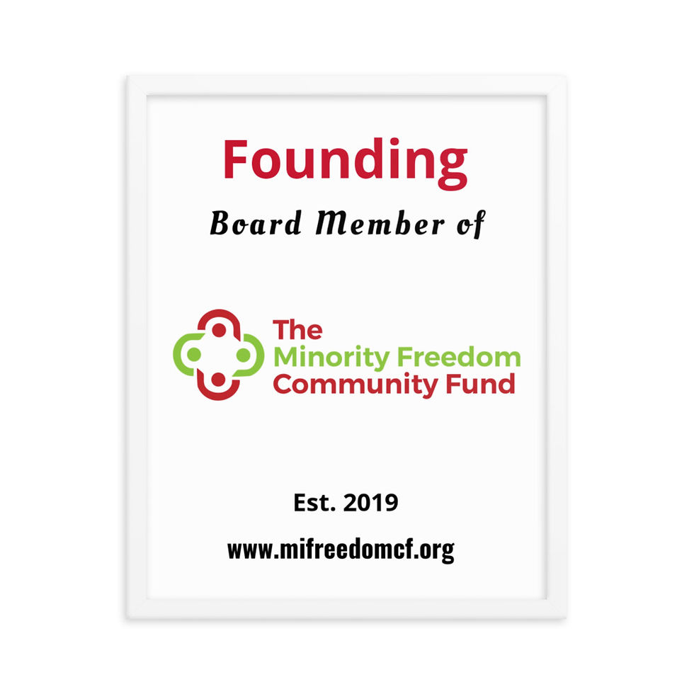 Thumbnail: MFCF Founding Board Member Framed poster