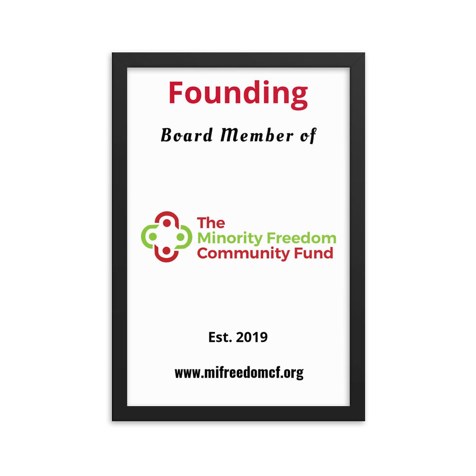 Thumbnail: MFCF Founding Board Member Framed poster