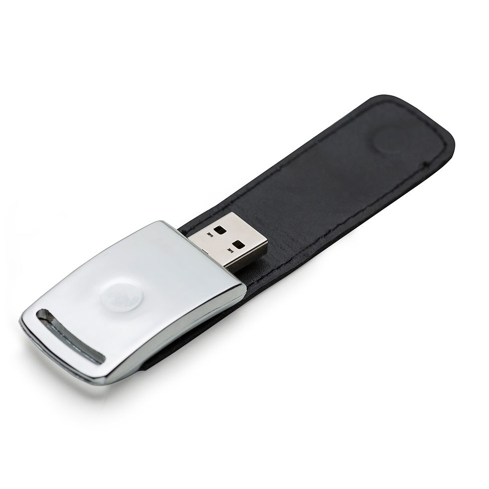 Miniatura: Pen Drive de Couro 4GB/8GB