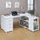 Thumbnail: Yvette L-shape Office Desk White