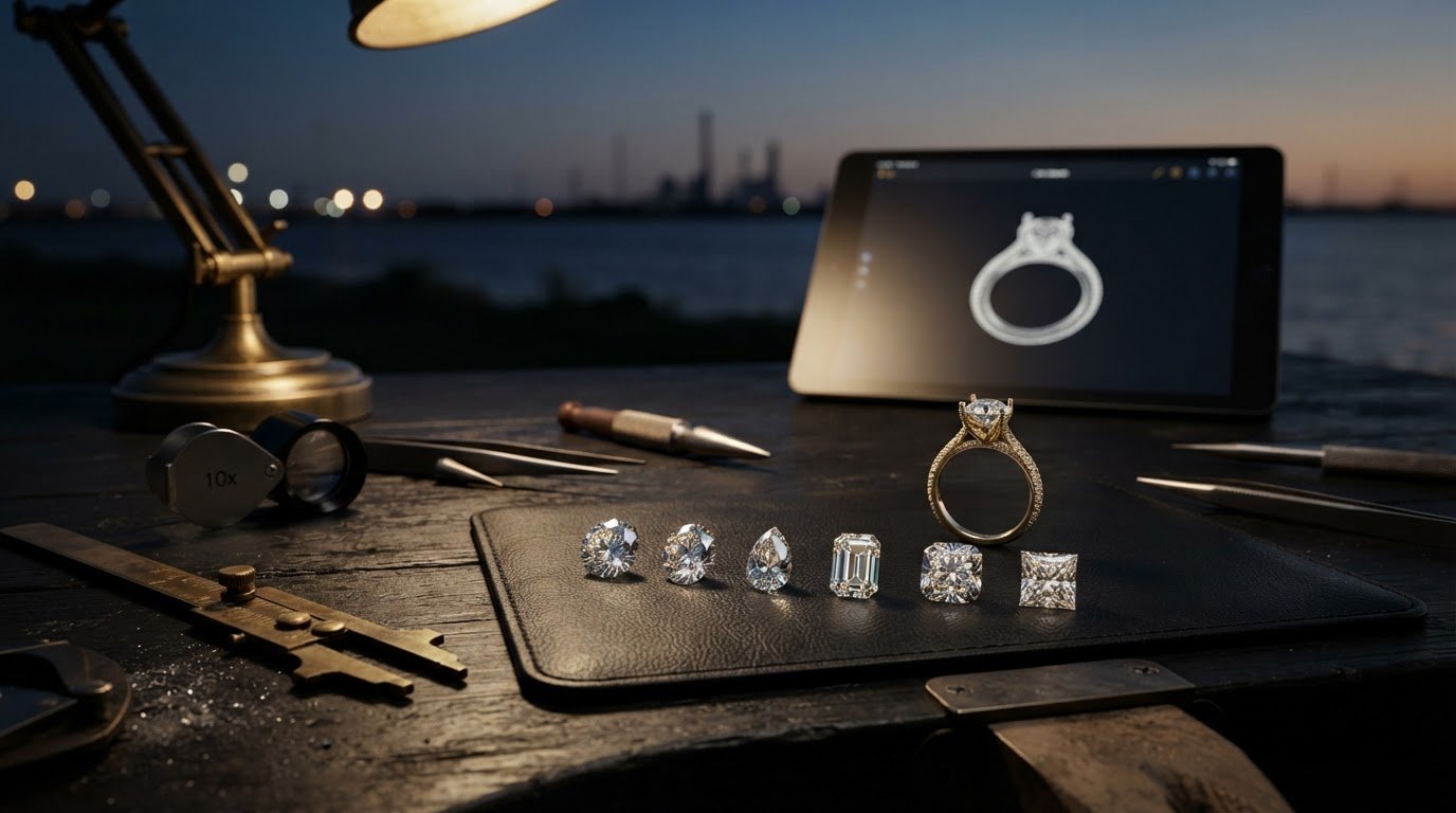 Lab Grown Diamond Prices in Baytown by Shape and Quality