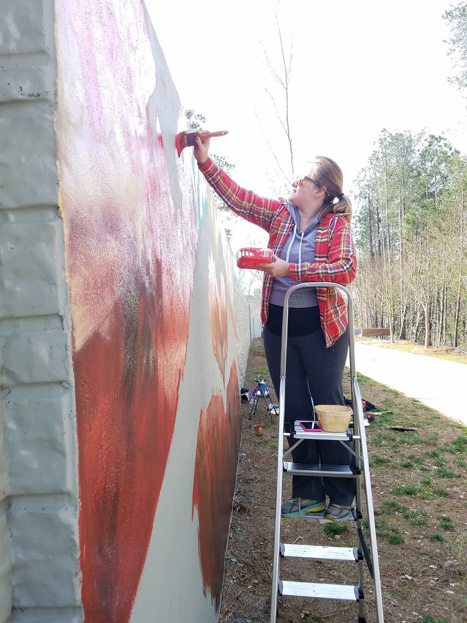Painting in progress