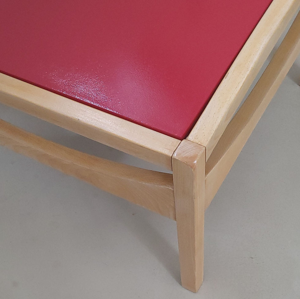 Miniature : Table basse Baumann rouge/argile