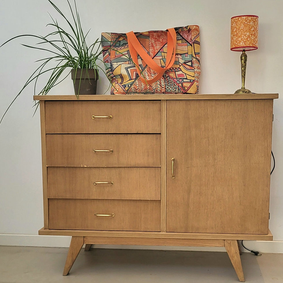 Miniature : Commode buffet vintage années 50-60