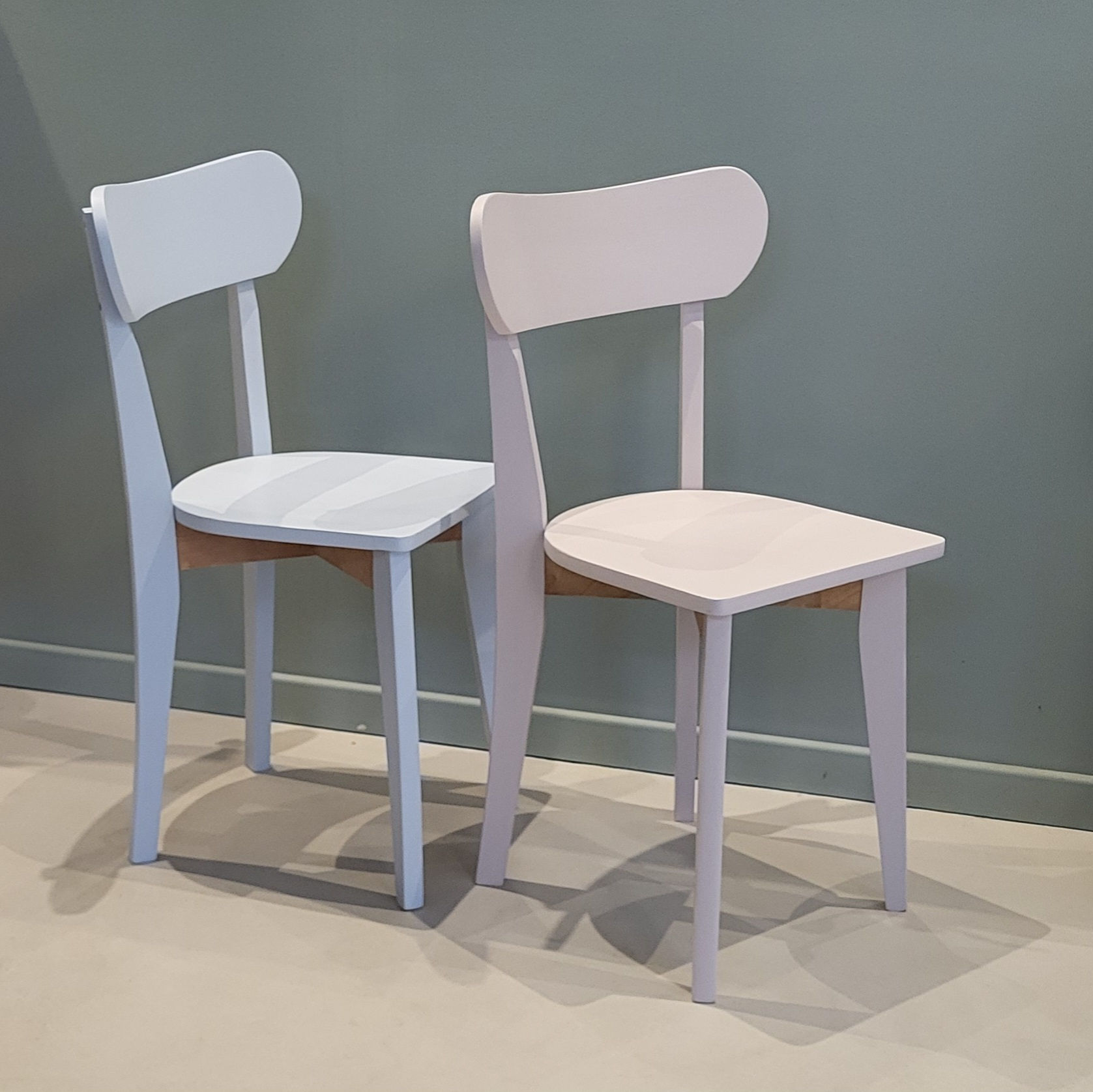 Chaises bistrot tendres