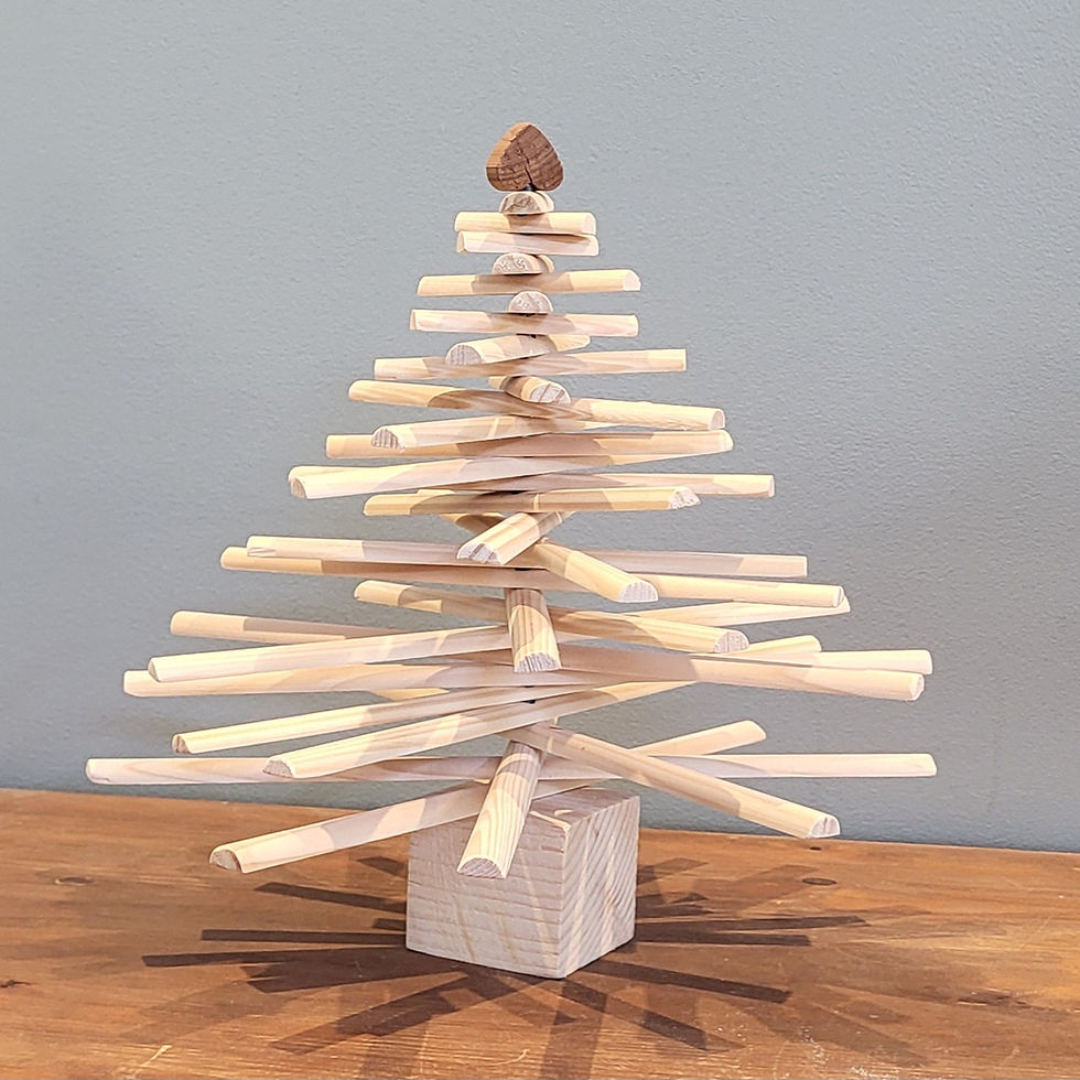 Miniature : Petits sapins en bois de décoration