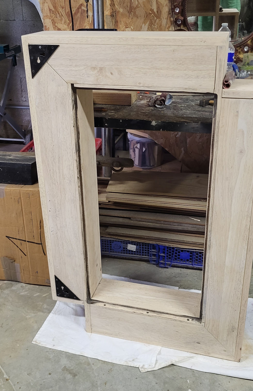 Miniature : Etagère miroir années 90