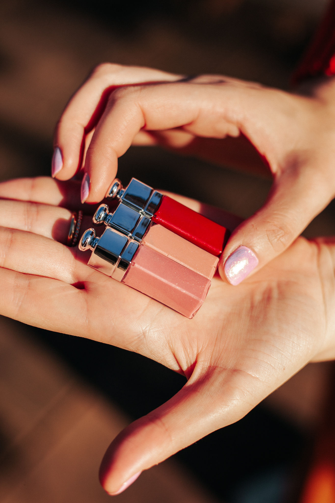 Kit com 3 Mini Gloss Hidratante