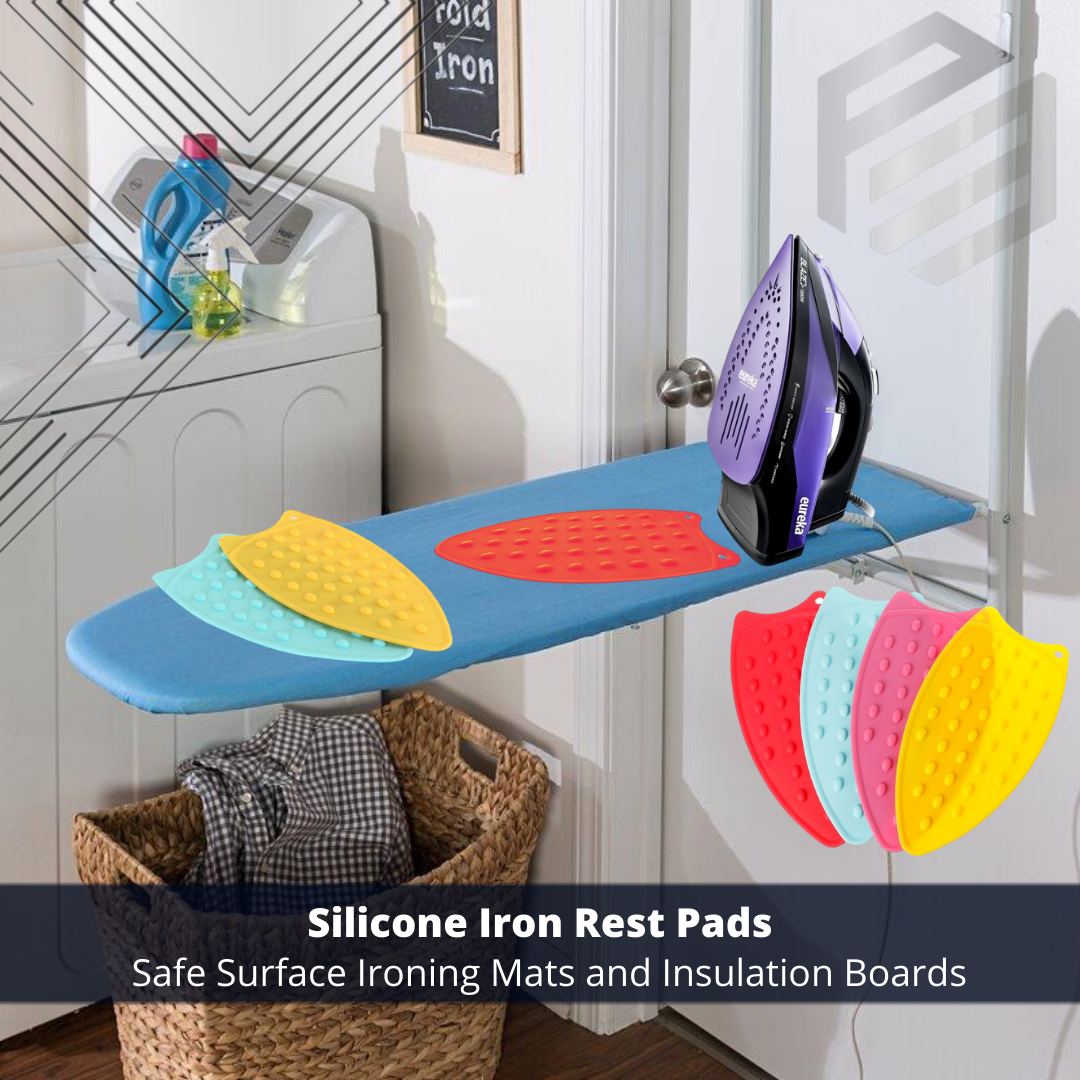 Portable Silicone Iron Rest Pads For Ironing Board & Heat Resistant Sold Singles