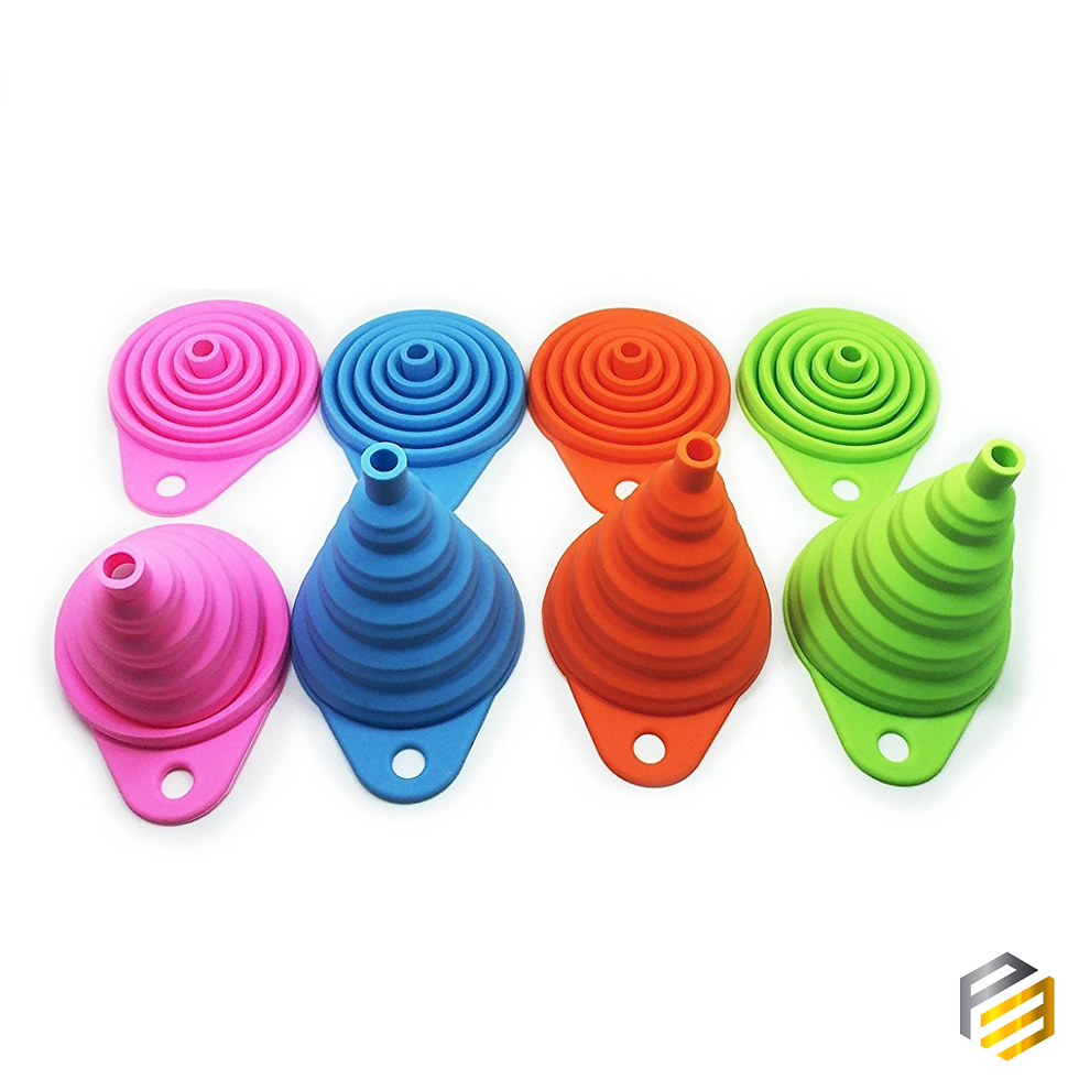 Thumbnail: Collapsible Silicone Funnels Pack of 4 (PCS)