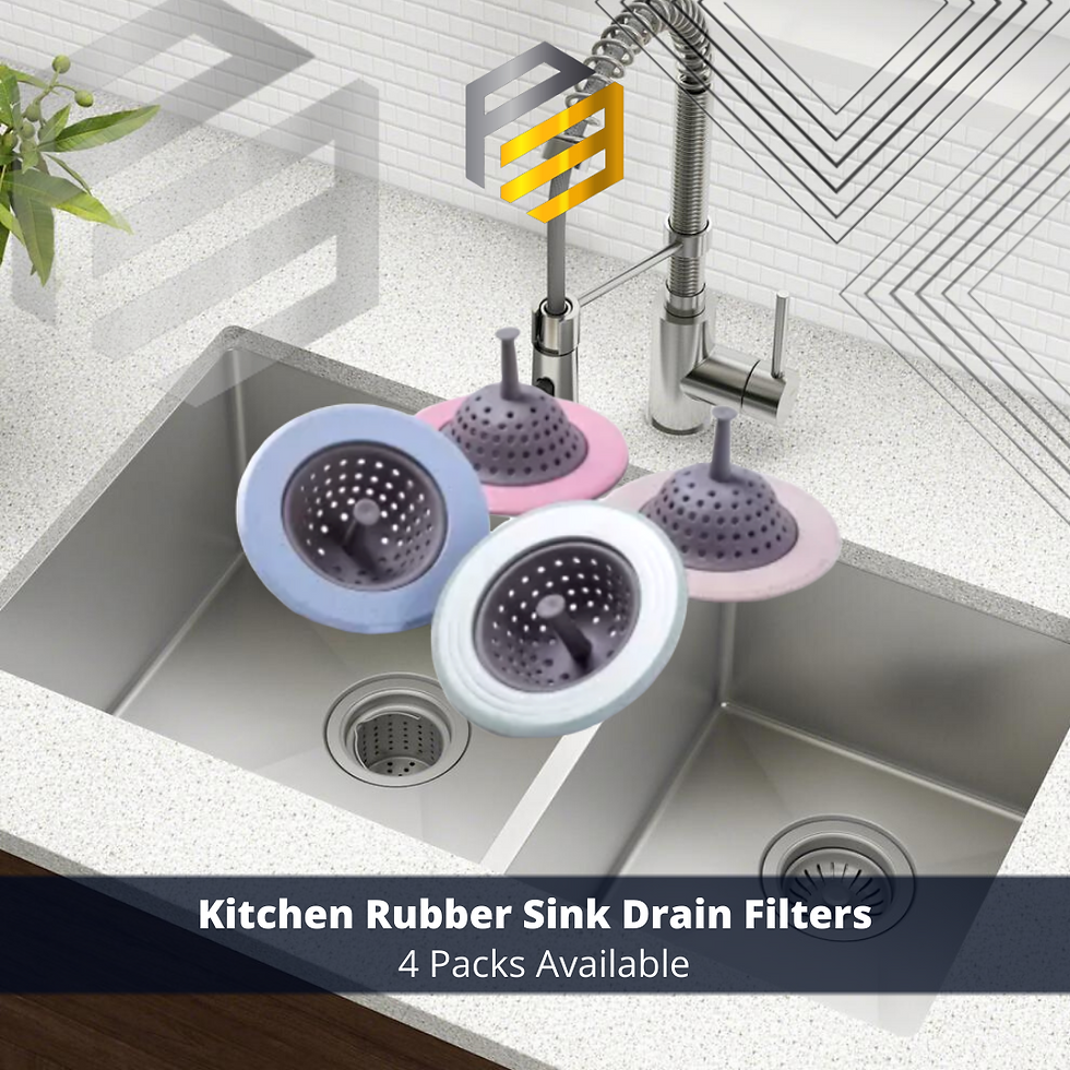 Thumbnail: Silicone Kitchen Sink Strainer Pack of 4 (PCS)