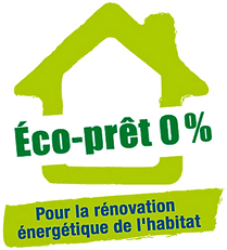 Logo Aides financière éco-prêt à taux zéro