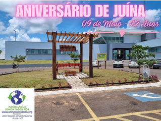 PARABÉNS JUÍNA PELOS SEUS 42 ANOS.