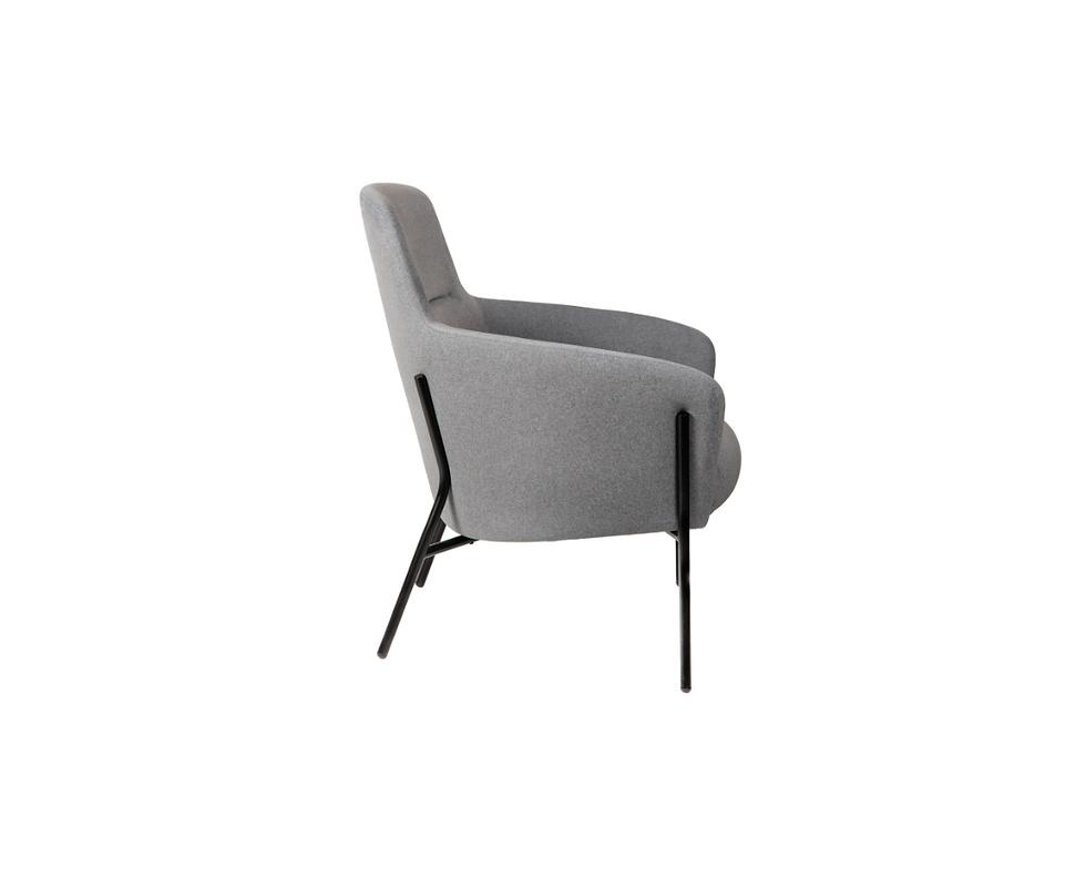 Thumbnail: Jubel Lounge Metal Black 4-Leg