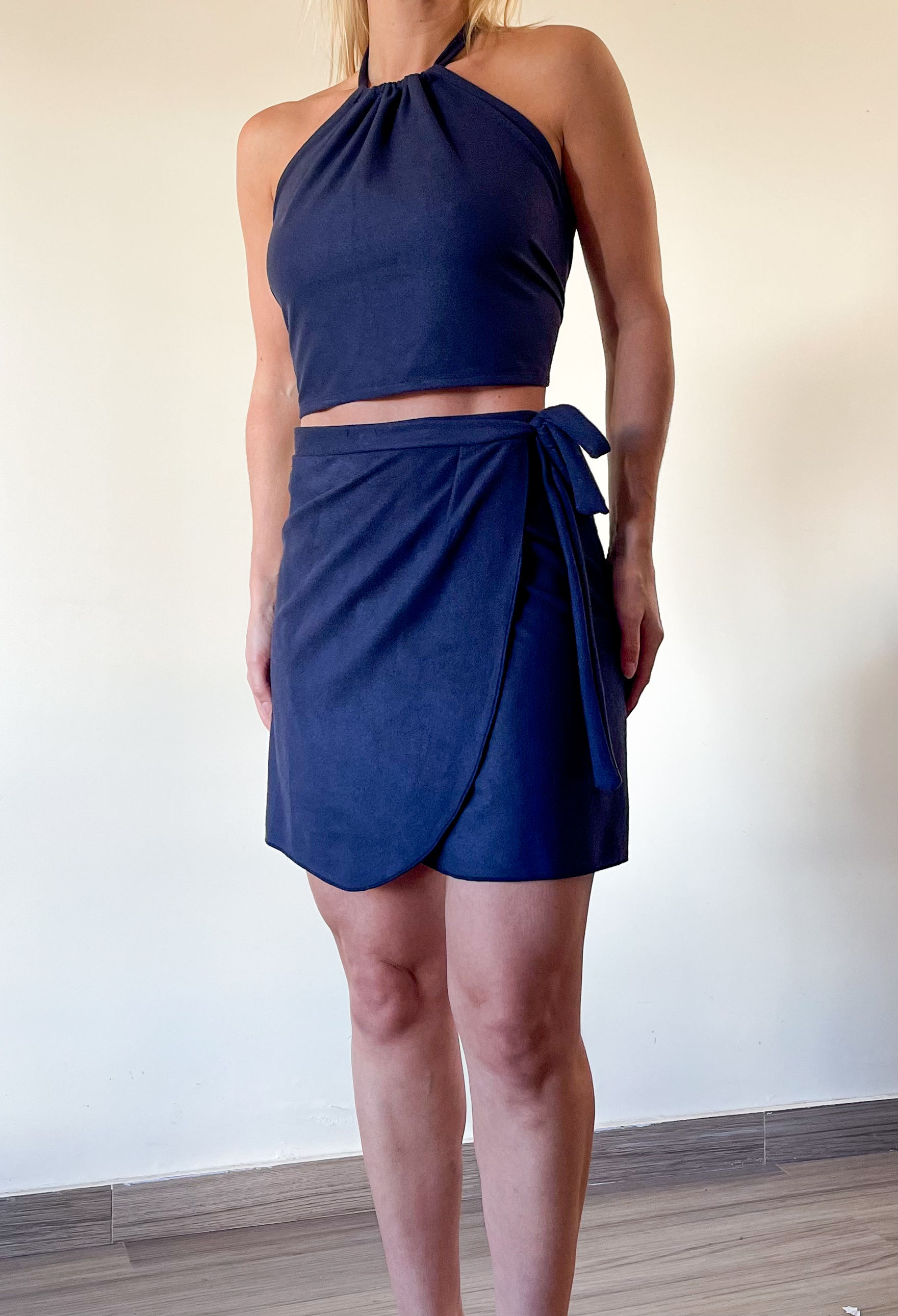 Saia Ravi Azul (Pele Pêssego)