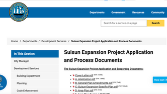 Suisun City Annexation Application