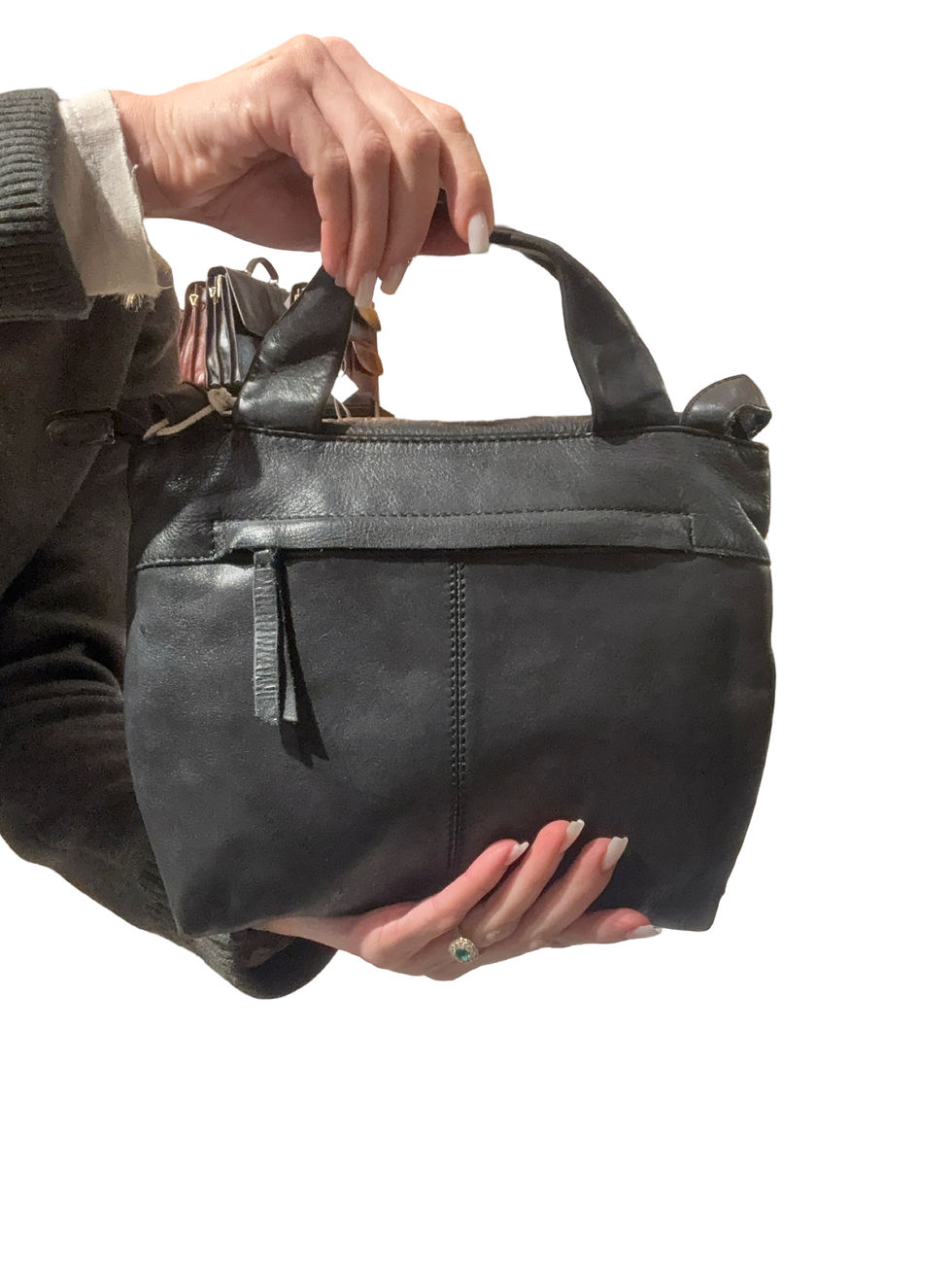 תמונה ממוזערת: תיק צד/יד נשים מעור  בינוני YAEL KEIDR שחור