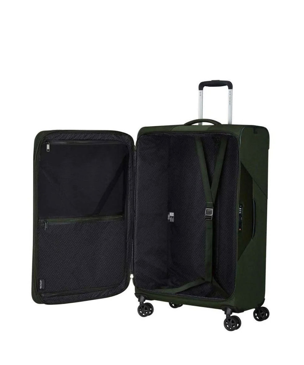 תמונה ממוזערת: צבע ירוק SAMSONITE LITEBEAM 77 CM מזוודה גדולה סמסונייט קלה במיוחד 2.8 ק"ג 28"