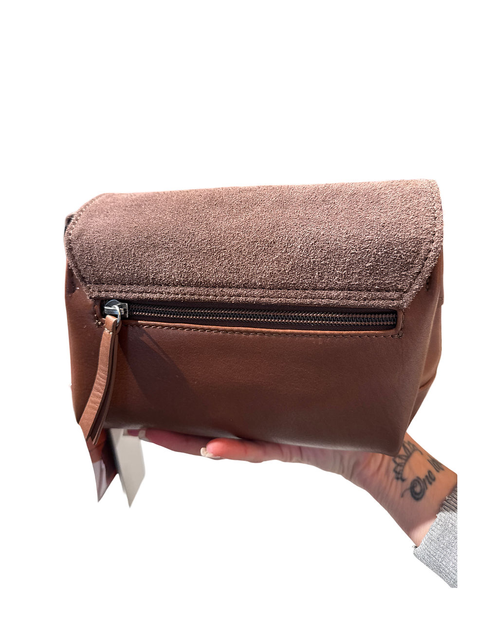 תמונה ממוזערת: תיק מיני צד עור + זמש yael keidar עור חום שוקולד